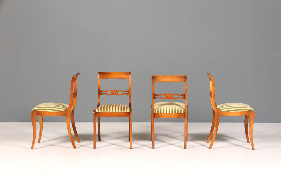 4x Wunderschöne Englische Stühle Englisch Dining Chairs Küchenstühle Stuhlset
