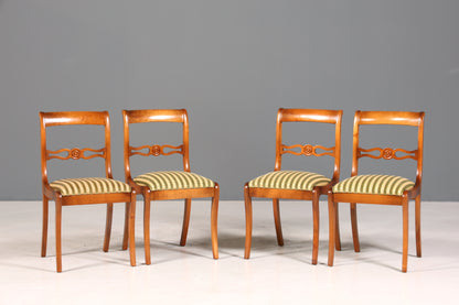 4x Wunderschöne Englische Stühle Englisch Dining Chairs Küchenstühle Stuhlset