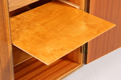 Traumhaftes Mid Century Highboard echt Holz Schrank Büro Kommode 60er Jahre