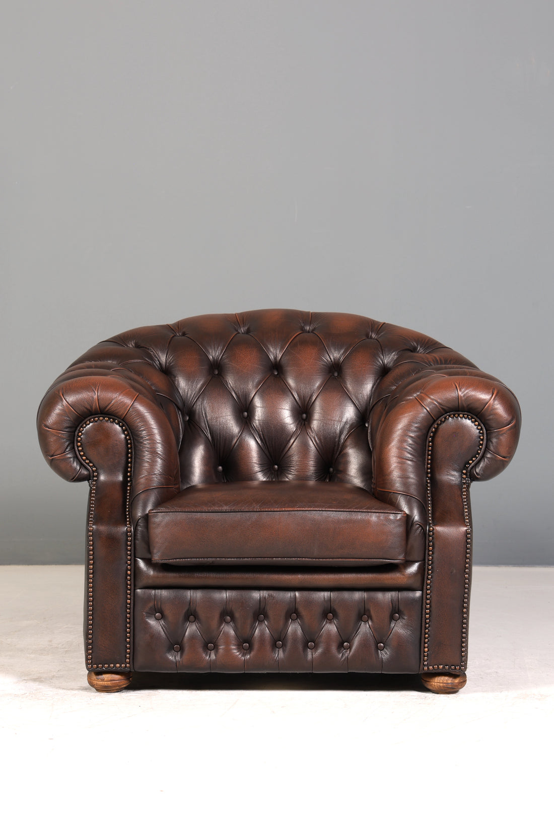 Wunderschöner Original Chesterfield Centurion Sessel Englischer Armlehnsessel Englisch Herrensessel