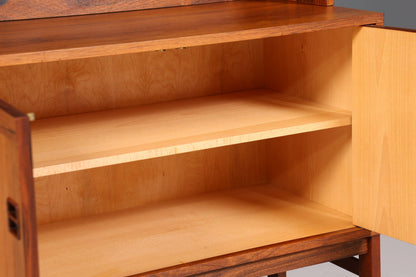 Stilvolles Mid Century Bücherregal Palisander Regal 60er Jahre Schrank Vintage Bücherablage Retro Kommode