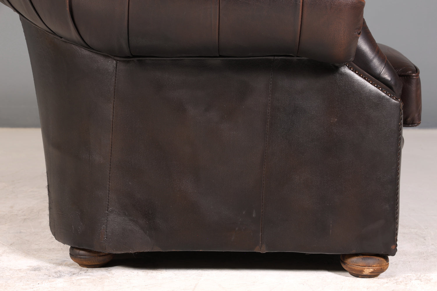 Wunderschöner Original Chesterfield Centurion Sessel Englischer Armlehnsessel Englisch Herrensessel