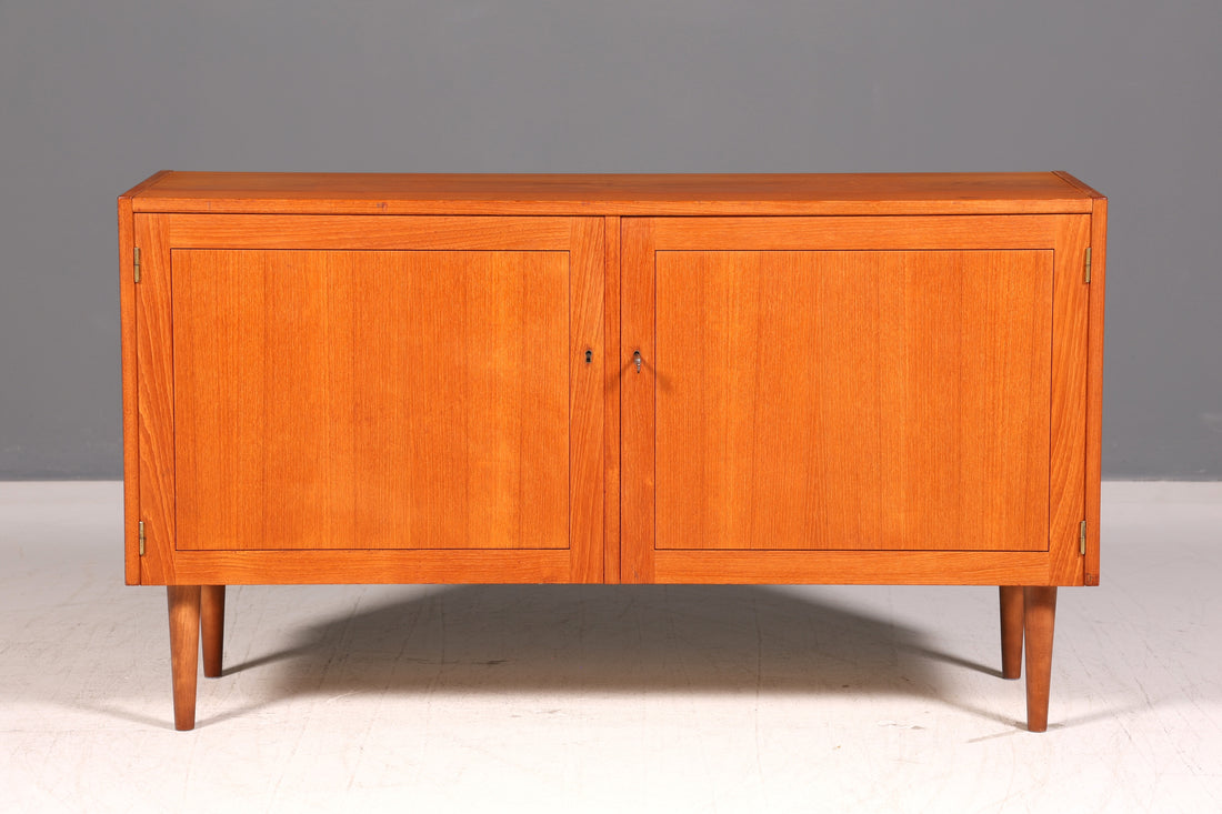 Wunderschönes Mid Century Sideboard Teak Holz Vintage Schrank Retro 60er Anrichte Danish Design TV Schrank