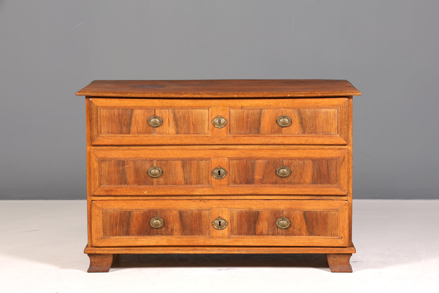 Beeindruckende Original Barock Kommode um 1780 Sideboard Antik massiv Holz Eiche Schubladenkommode