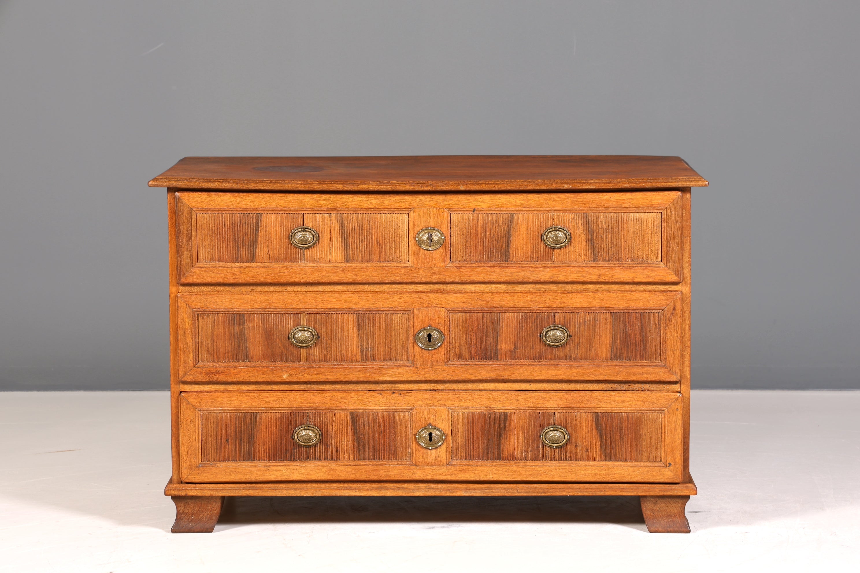 Beeindruckende Original Barock Kommode um 1780 Sideboard Antik massiv Holz Eiche Schubladenkommode