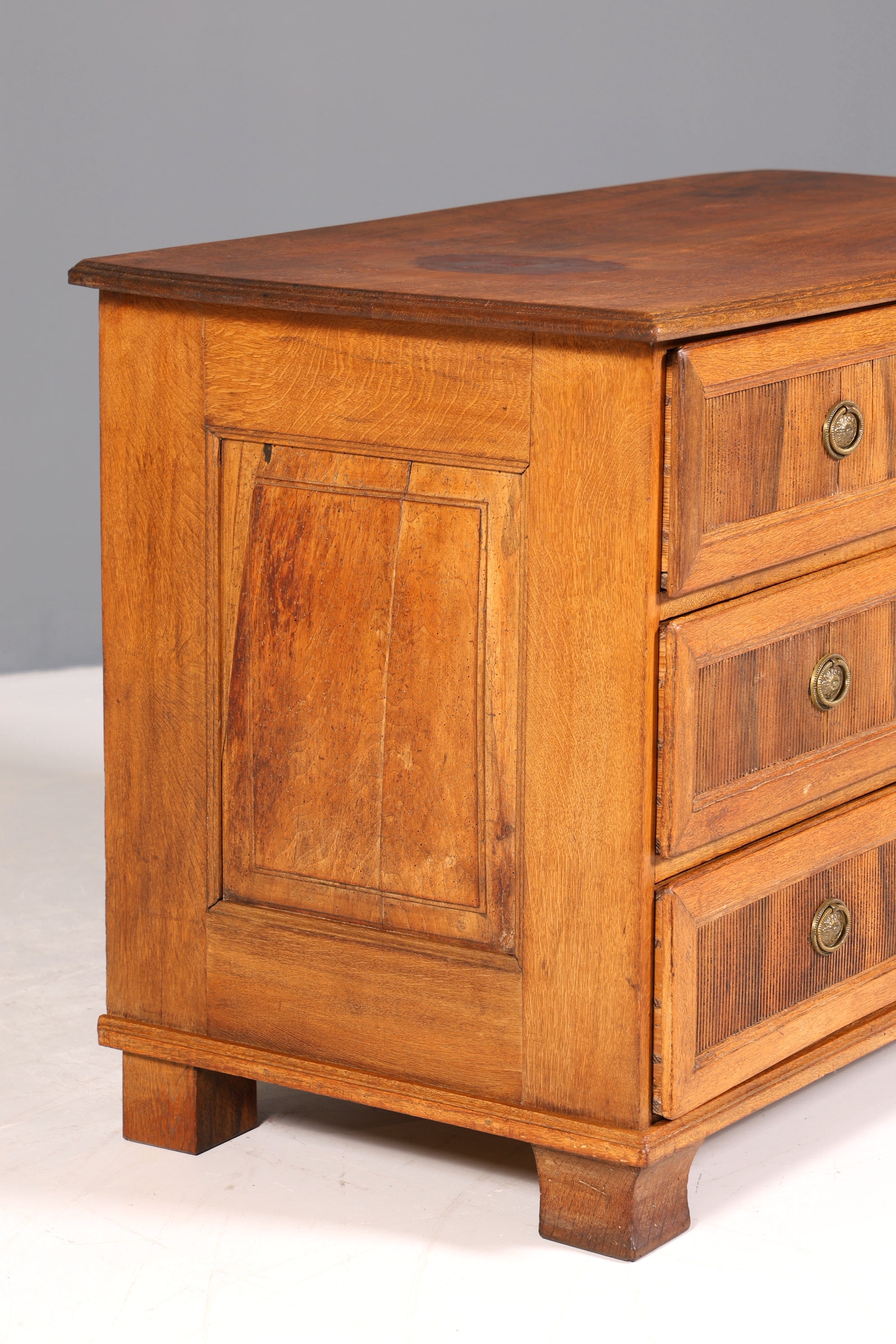 Beeindruckende Original Barock Kommode um 1780 Sideboard Antik massiv Holz Eiche Schubladenkommode