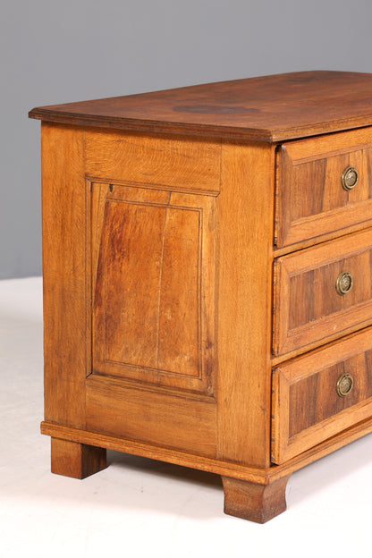 Beeindruckende Original Barock Kommode um 1780 Sideboard Antik massiv Holz Eiche Schubladenkommode