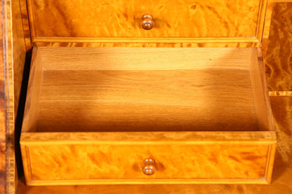 Stilvoller Sekretär um 1930 Büro Kommode echt Holz Schreibtisch Bürokommode Office Secretary