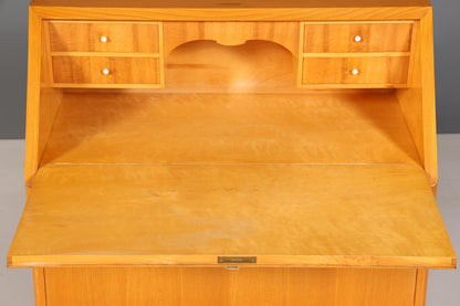 Schlichter Sekretär im Biedermeier Stil um 1930 echt Holz Schreibmöbel Kommode