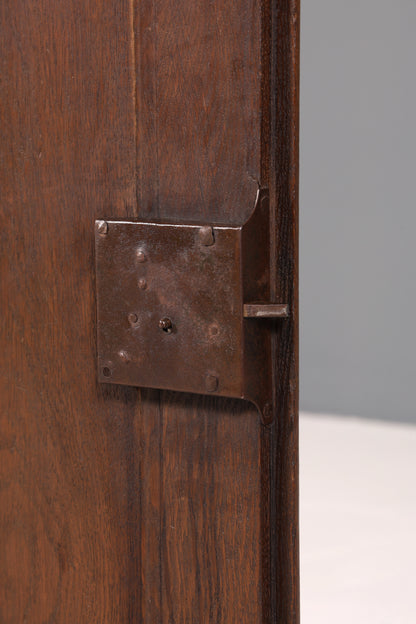 Wunderschöner Original Barock Schrank um 1780 massiv Holz Kleiderschrank Antik Wäscheschrank Eiche Dielenschrank