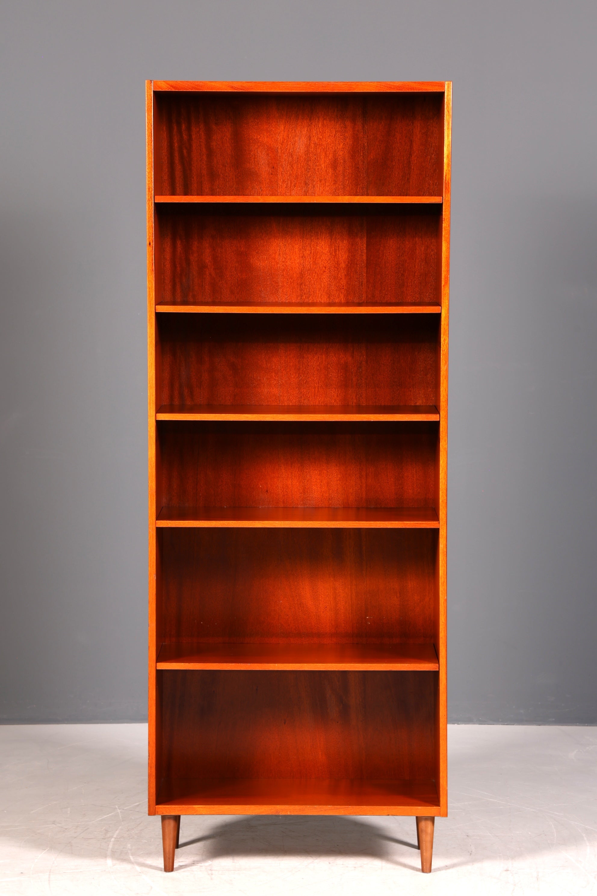 G429 Finish Schlichtes Mid Century Regal Vintage Bücherregal Schrank Buchablage 60s Bookshelf (Kopie 2)