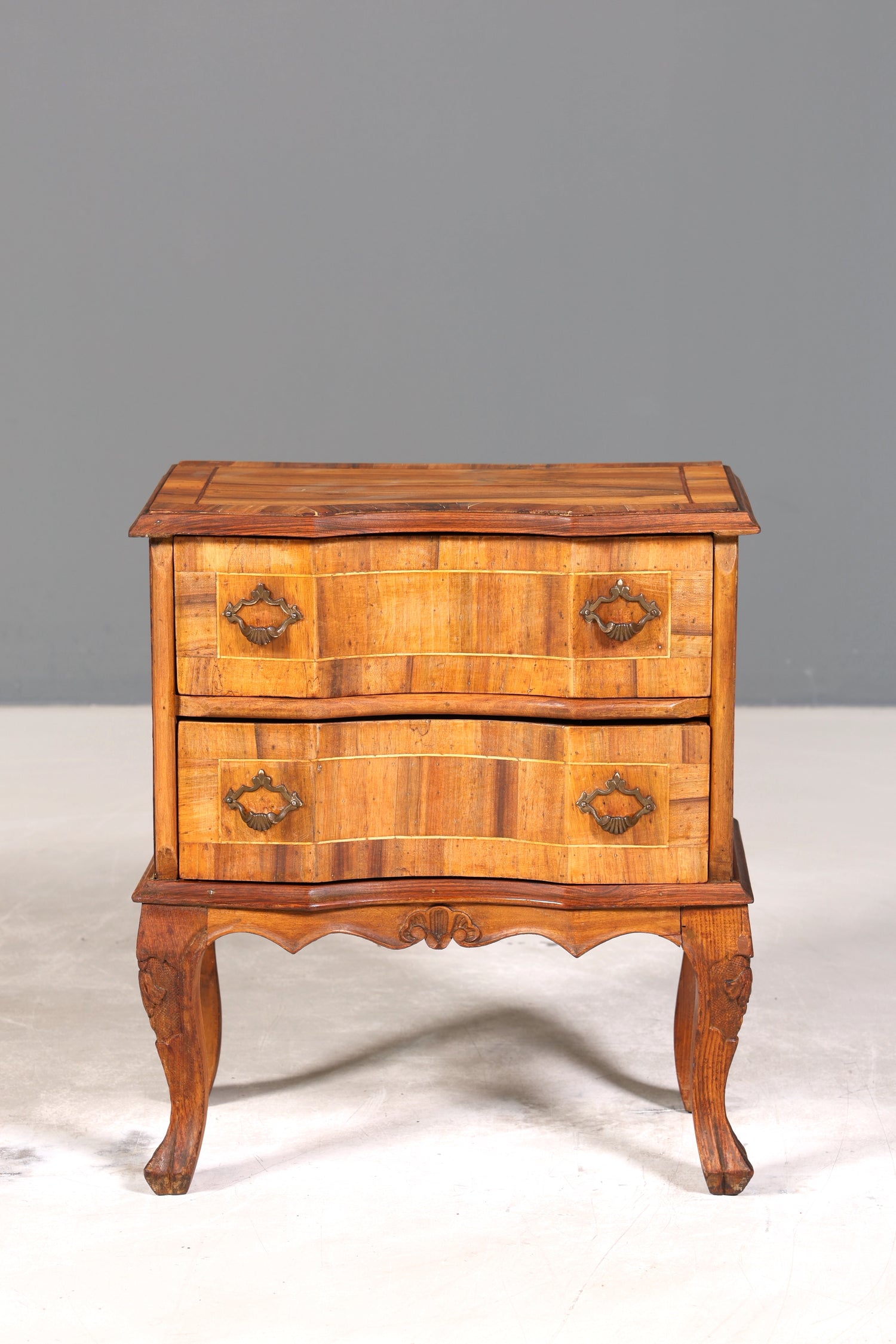 Wunderschöne Chippendale Kommode Barock Stil Nachttisch echt Holz Beistelltisch Ablagetisch