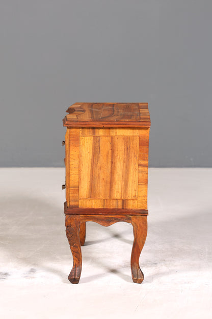 Wunderschöne Chippendale Kommode Barock Stil Nachttisch echt Holz Beistelltisch Ablagetisch
