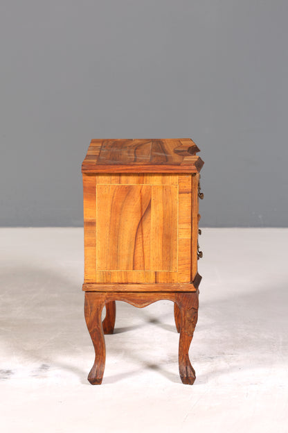 Wunderschöne Chippendale Kommode Barock Stil Nachttisch echt Holz Beistelltisch Ablagetisch