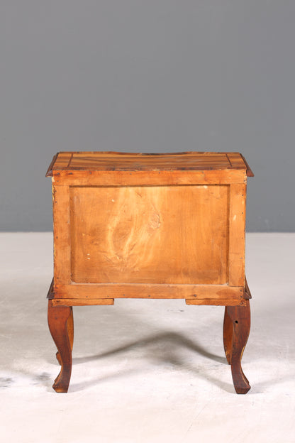 Wunderschöne Chippendale Kommode Barock Stil Nachttisch echt Holz Beistelltisch Ablagetisch