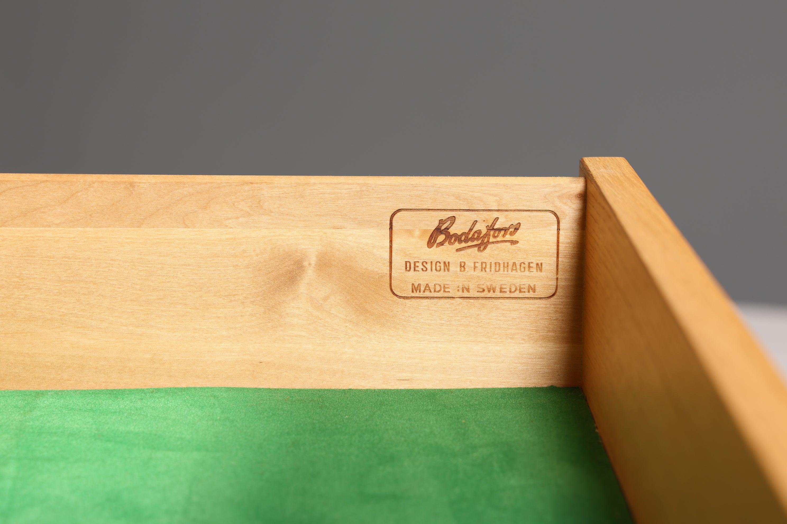 Original Bodafors &quot;Bertil Fridhagen&quot; Regal echt Holz Schrank Bücherregal Kommode Bücherschrank 60s 1 von 2