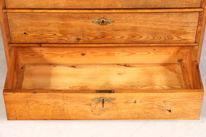 Stilvoller Biedermeier Sekretär Vertiko Louis Philippe Highboard Kommode Schubladenkommode