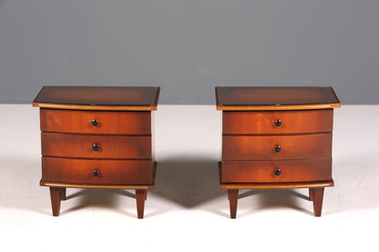 Wunderschöne Mid Century Kommode Vintage Nachttisch 60s Schubladenkommode 1 von 2