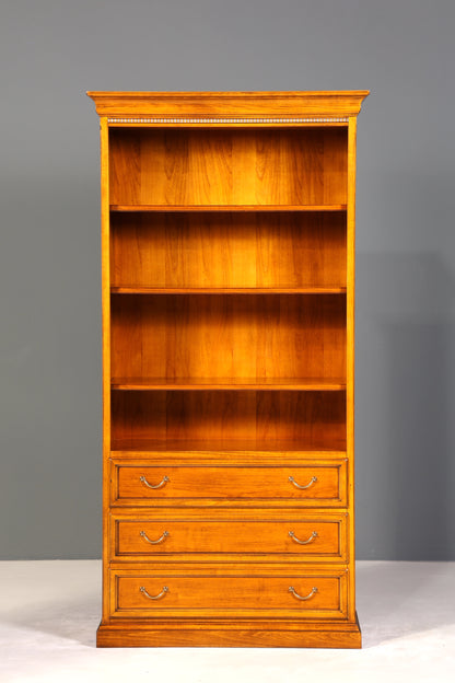Traumhaftes Original Selva XXL Bücherregal Antik Stil massiv Holz Regal Schrank Kommode Bibliothek