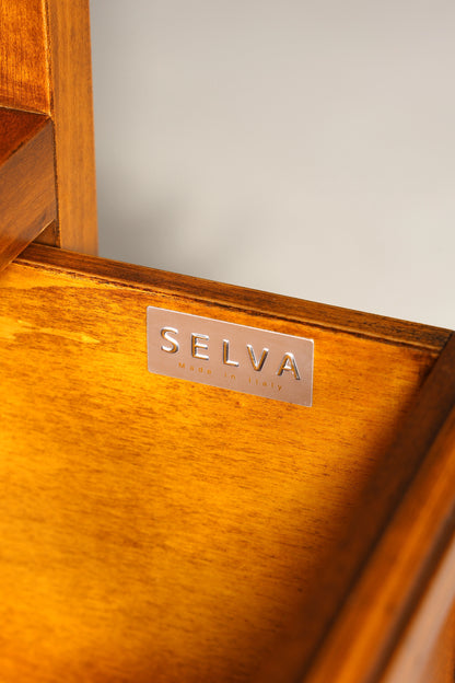 Traumhaftes Original Selva XXL Bücherregal Antik Stil massiv Holz Regal Schrank Kommode Bibliothek