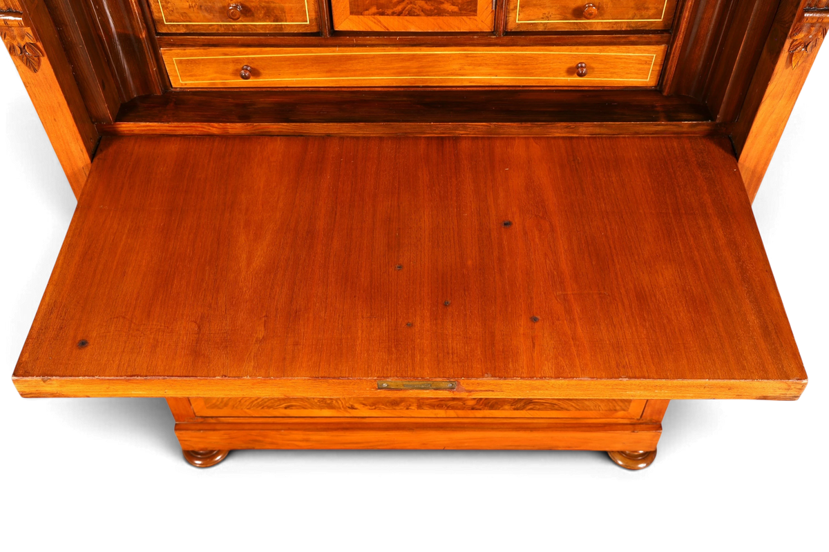 G442 Finish Wunderschöner Gründerzeit Sekretär Kommode Jugendstil Schubladenkommode Antik Vertiko (Kopie)