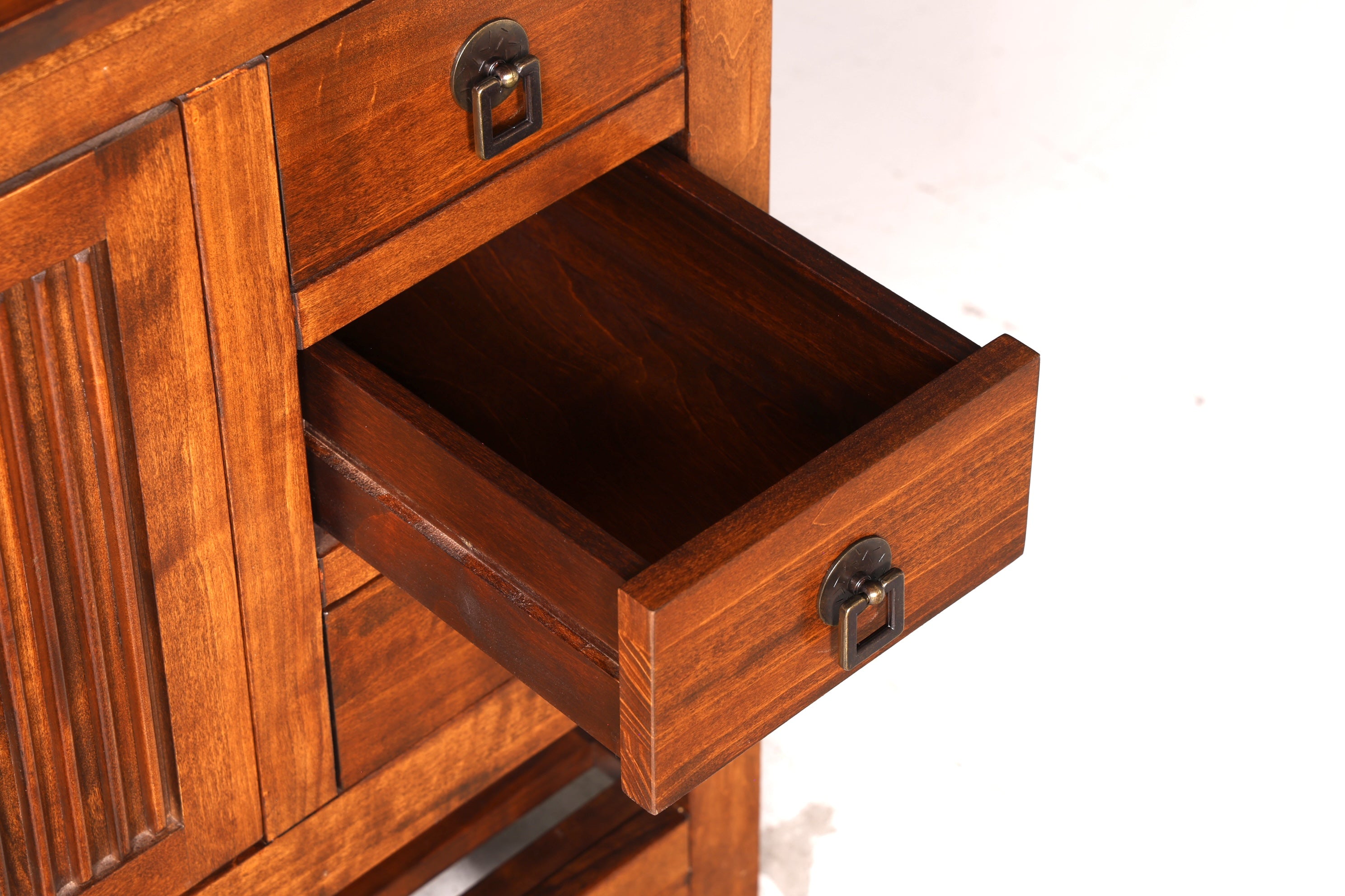 Wunderschönes Kolonial Stil Sideboard Englisch Echt Holz TV Schrank Anrichte Buffet Kommode Vintage