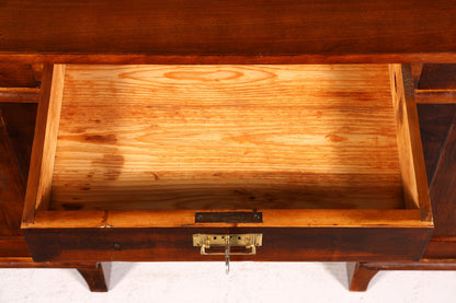 Wunderschöner Jugendstil Schreibtisch echt Holz Office Table Antik Bürotisch