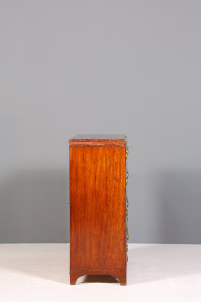 Stilvolle Original  Biedermeier Kommode Antik Schrank Schubladenkommode Vertiko Wäschekommode