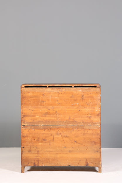 Stilvolle Original  Biedermeier Kommode Antik Schrank Schubladenkommode Vertiko Wäschekommode
