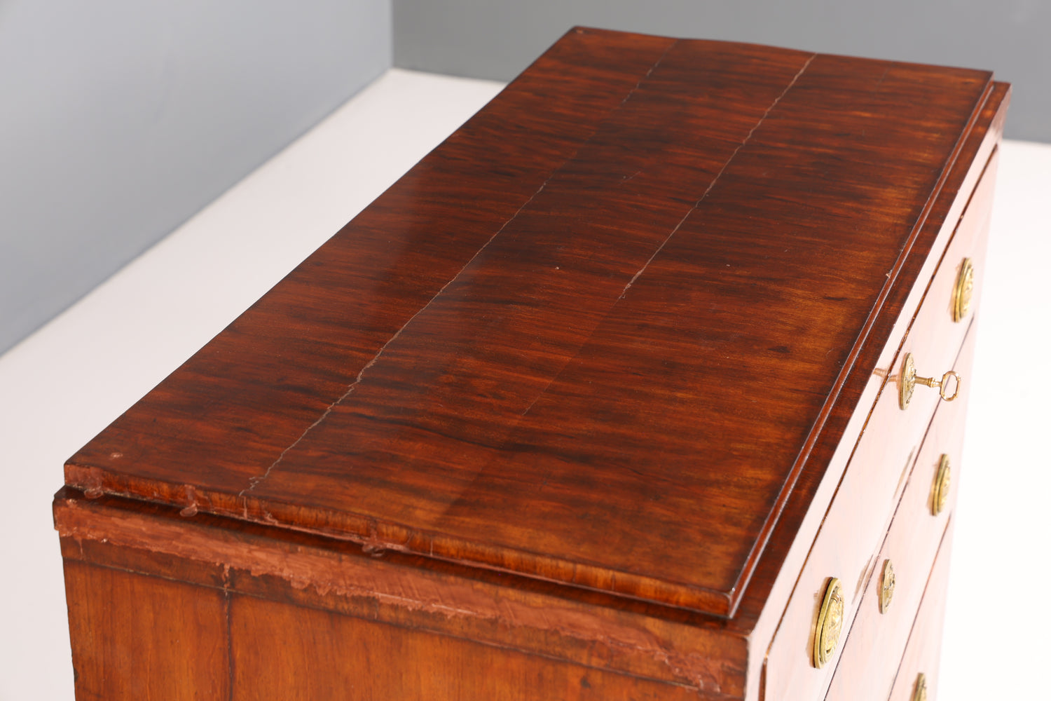 Stilvolle Original  Biedermeier Kommode Antik Schrank Schubladenkommode Vertiko Wäschekommode
