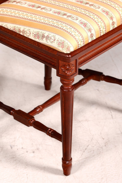 G452 Finish cm 4x Edle Englische Stühle Englisch Dining Chairs Antik 60er Jahre Küchenstühle Stuhlset (Kopie)