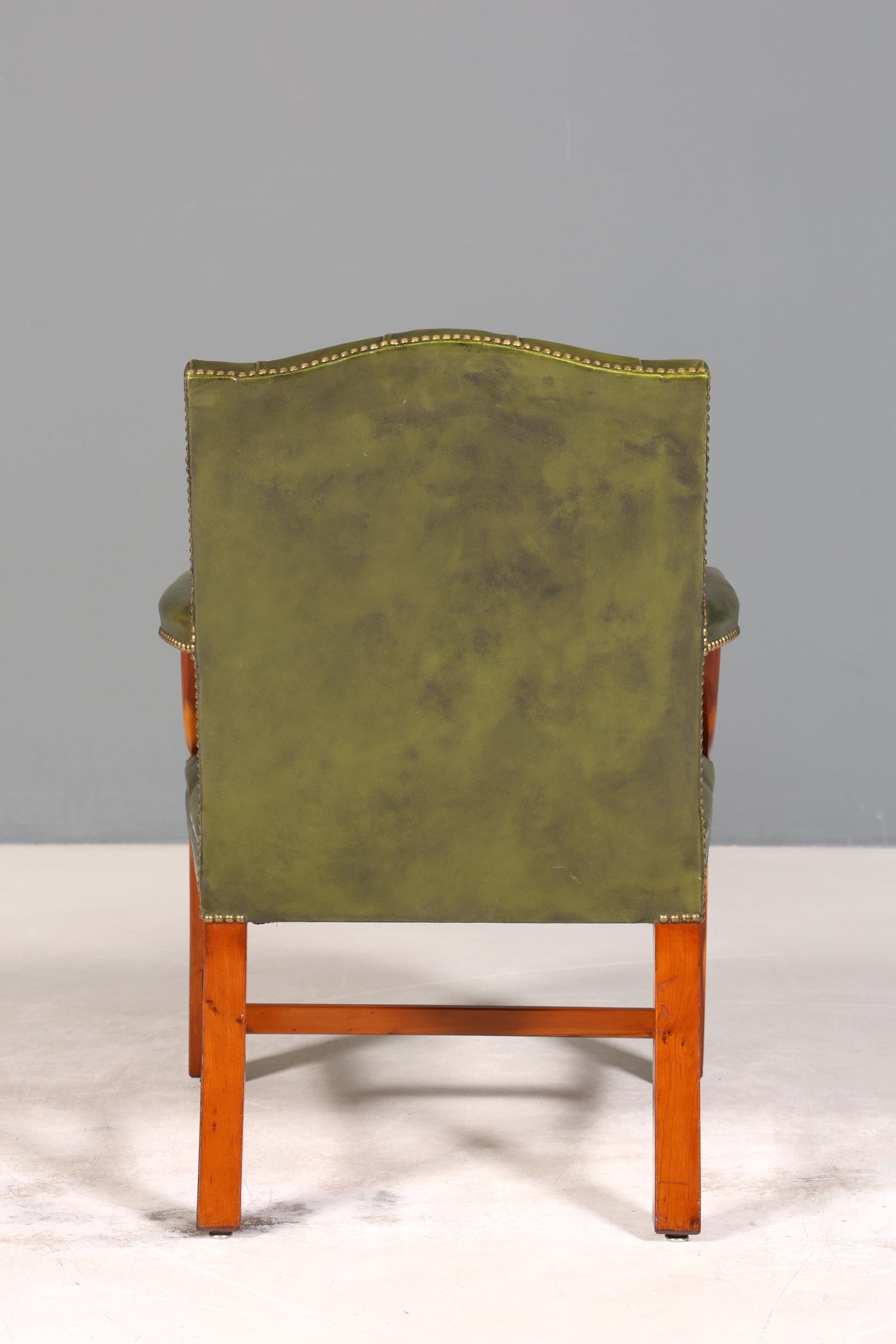 Edler Original Chesterfield Sessel Englisch Leder Herrensessel UK Armlehnsessel