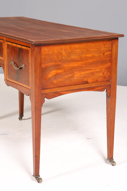 Filigraner Englischer Schreibtisch Englisch Desk Bürotisch 60s Office Table