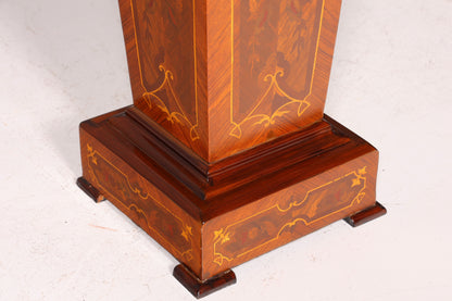 Traumhafte Barock Stil Säule Louis XV Blumensäule Naturstein Marmor Ablage Tisch