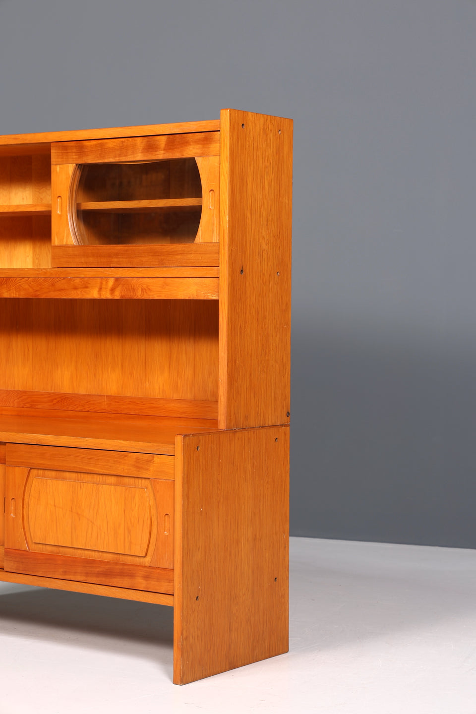 Wunderschönes Mid Century Schrank Vintage Highboard Küchenschrank Regal Retro Vitrine 60er Jahre Kommode