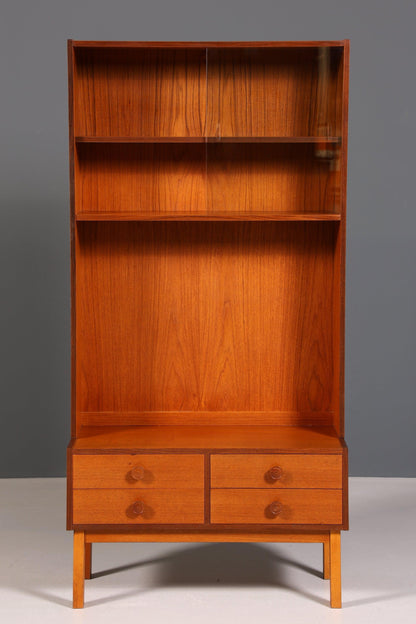 Wunderschönes Mid Century Regal Danish Design Schrank Retro Bücherregal Kommode