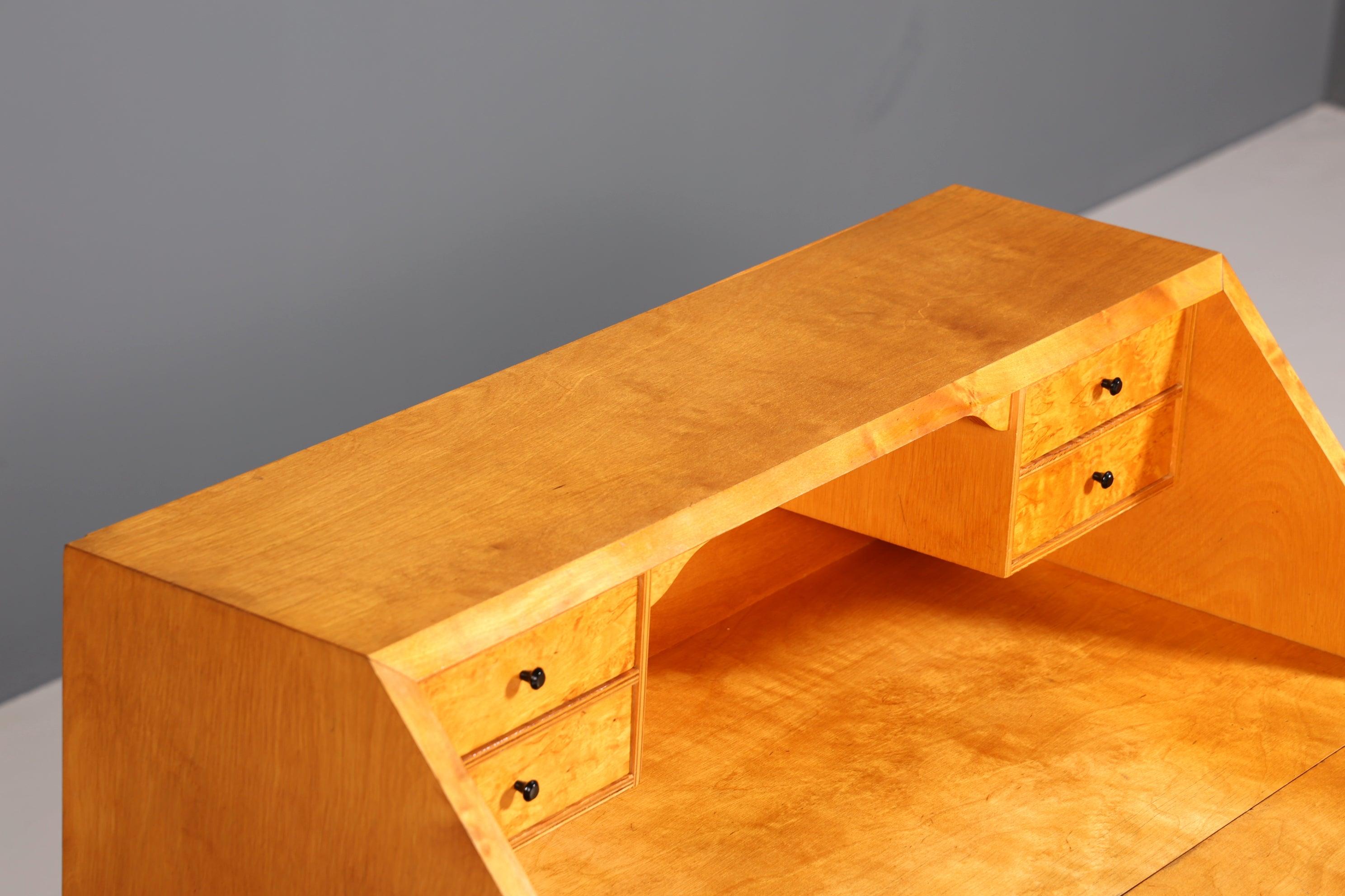 Traumhafter Sekretär im Biedermeier Stil um 1940 Schreibmöbel echt Holz Office Kommode