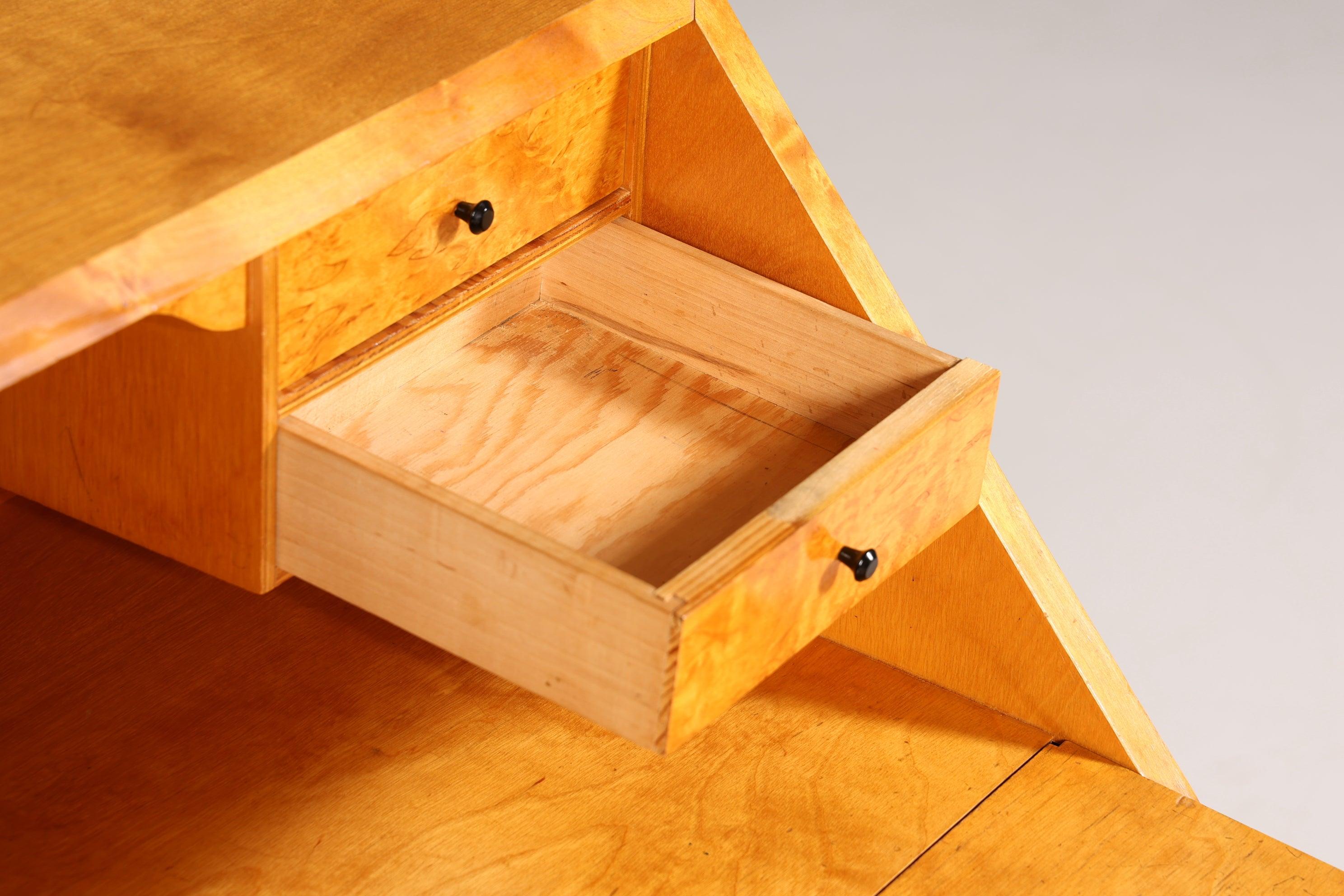 Traumhafter Sekretär im Biedermeier Stil um 1940 Schreibmöbel echt Holz Office Kommode