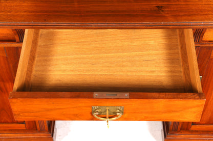 Traumhafter Jugendstil Schreibtisch Eiche Holz Gründerzeit Desk Antik Bürotisch Office Desk