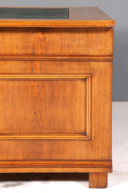 Traumhafter Gründerzeit Schreibtisch Jugendstil Bürotisch echt Holz Antik Office Desk