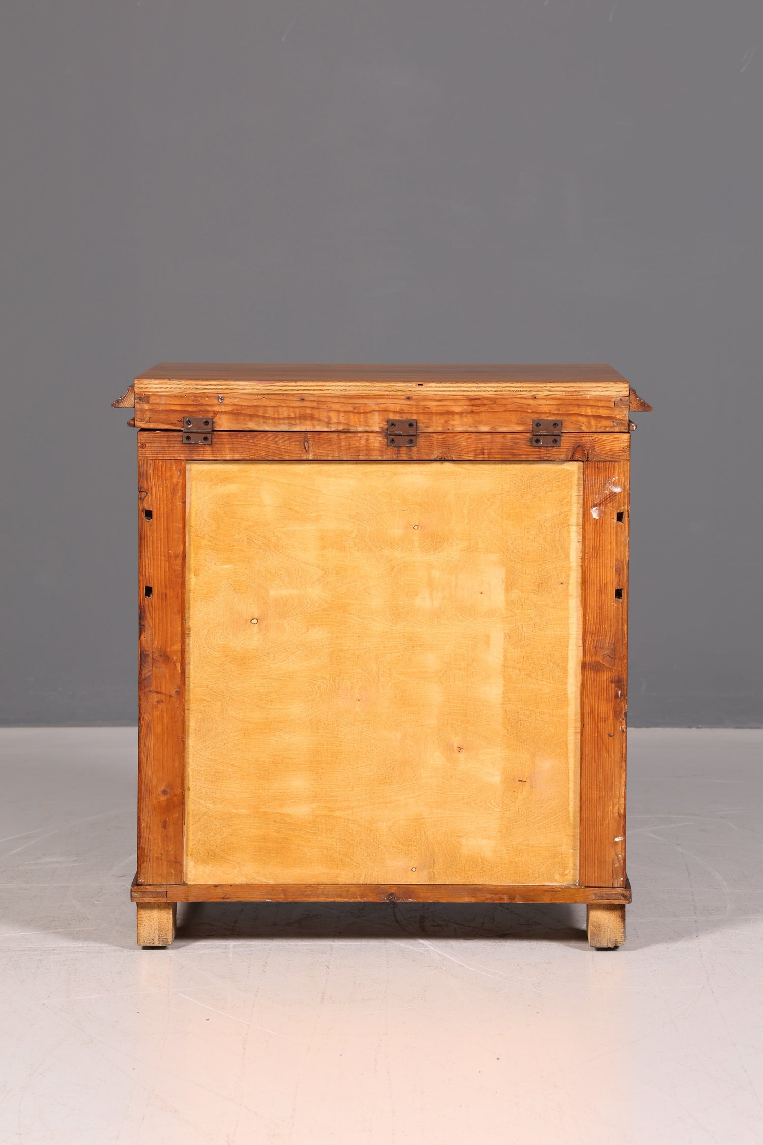 Wunderschöner Gründerzeit Schrank Louis Philippe Nussbaum Kommode um 1880 Vertiko Highboard Antik