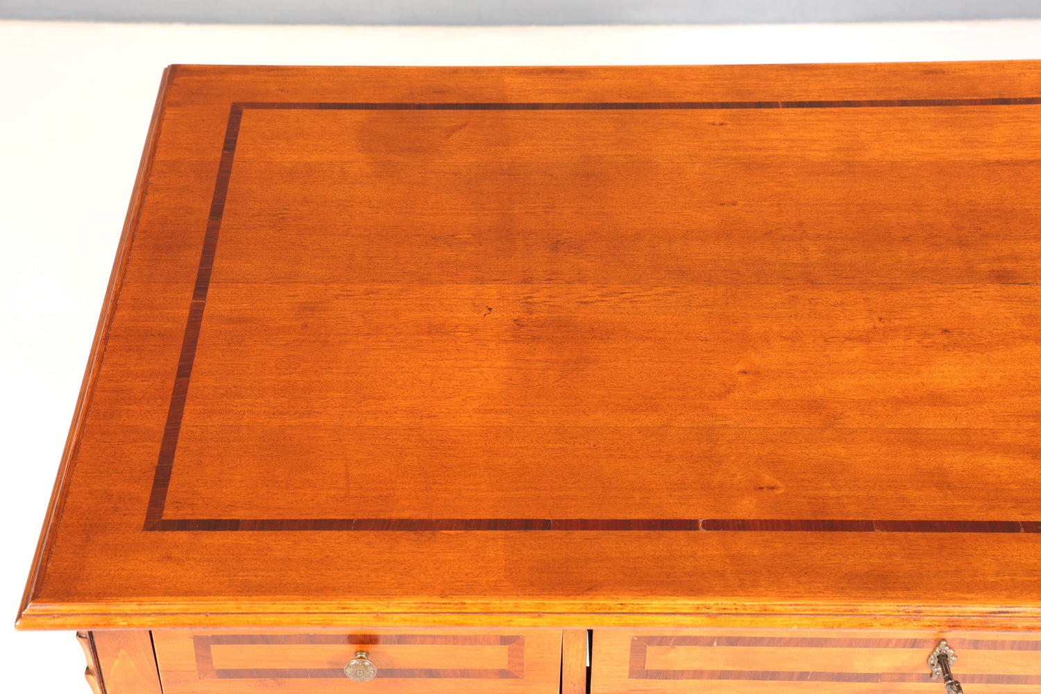 Traumhafter Schreibtisch im Barock Stil Bürotisch echt Holz Antik 60s Office Desk