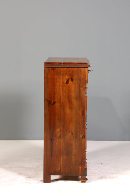 Traumhaftes Gründerzeit Vertiko Jugendstil Schrank Antik Highboard Kommode Schubladenkommode