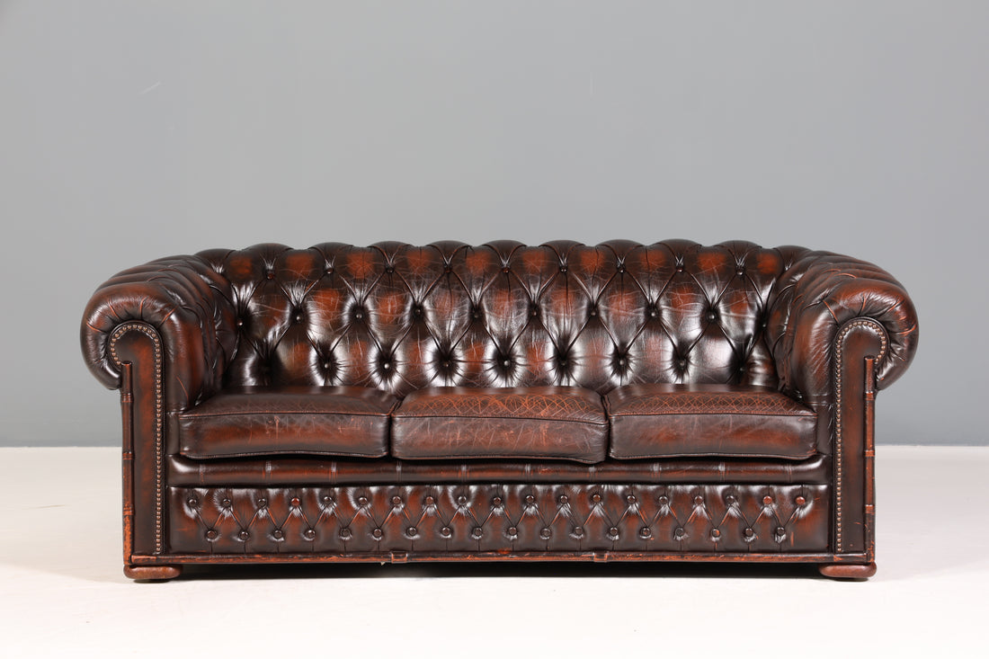 Wunderschönes Original Chesterfield Centurion Sofa 3- Sitzer echt Leder Couch