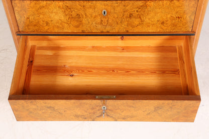 Stilvoller Biedermeier Sekretär Louis Philippe Vertiko Antik Kommode Schreibkommode Office Desk