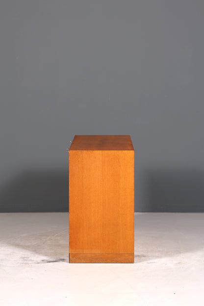E835 Finish Schlichter Mid Century Rollladenschrank Bauhaus Apothekerschrank Art Deco Büro Aktenschrank