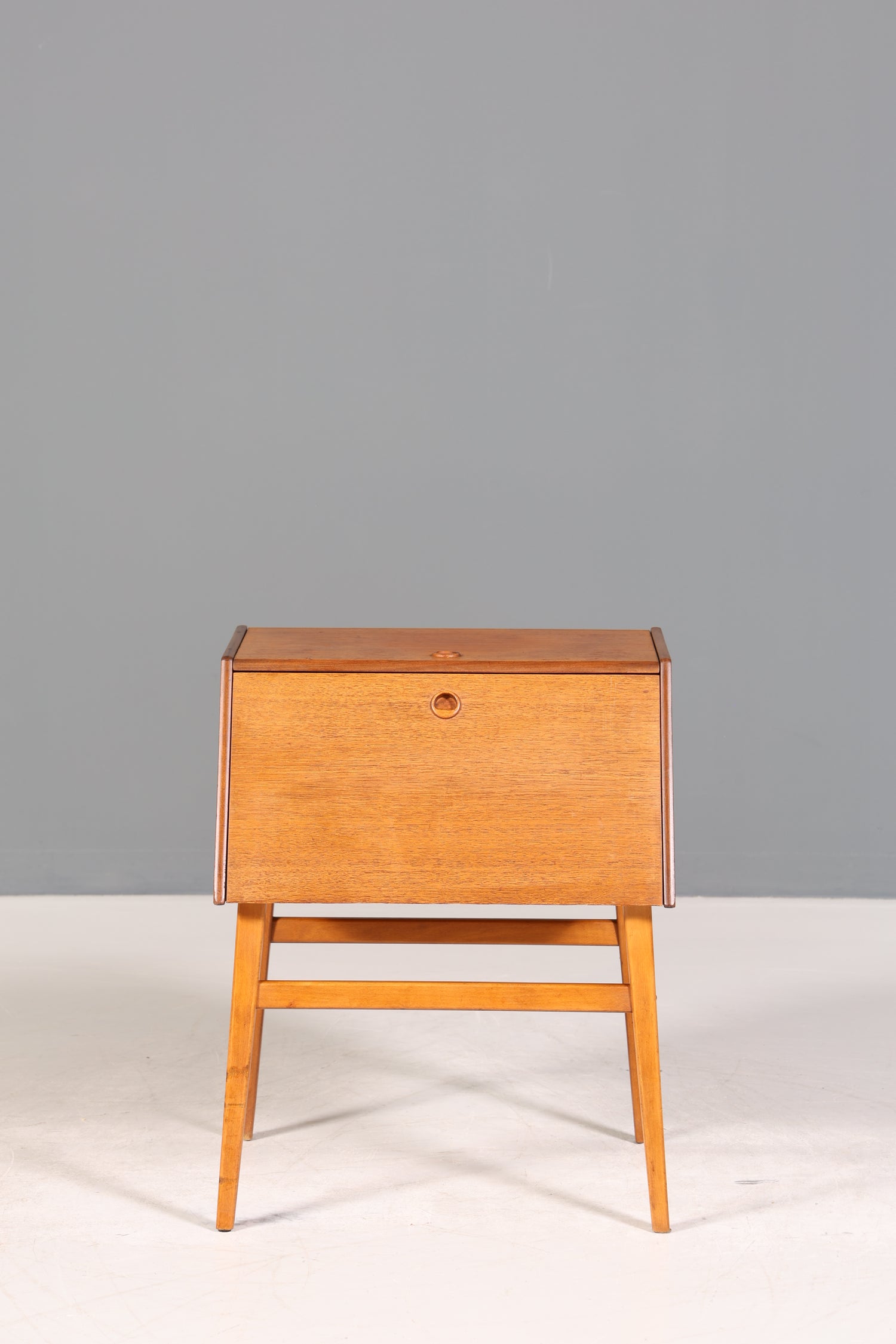 Traumhafte Mid Century Kommode Stig-Bolaget Teak Holz Besteckkasten Besteckschrank Schränkchen 60er Jahre