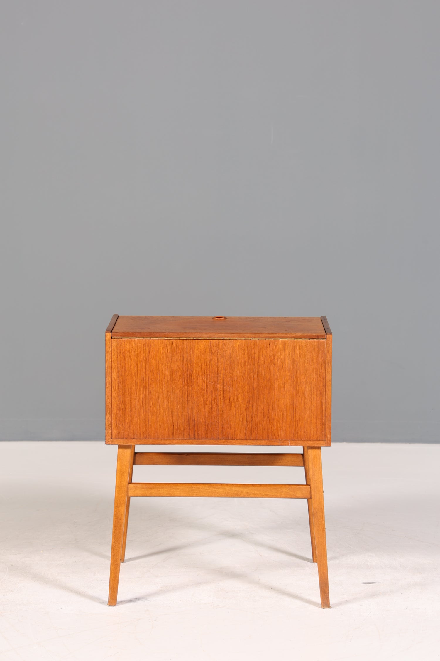 Traumhafte Mid Century Kommode Stig-Bolaget Teak Holz Besteckkasten Besteckschrank Schränkchen 60er Jahre