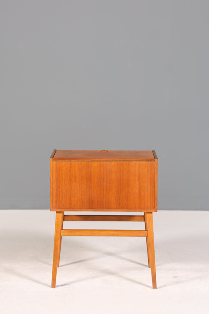 Traumhafte Mid Century Kommode Stig-Bolaget Teak Holz Besteckkasten Besteckschrank Schränkchen 60er Jahre