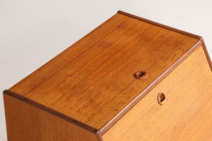 Traumhafte Mid Century Kommode Stig-Bolaget Teak Holz Besteckkasten Besteckschrank Schränkchen 60er Jahre